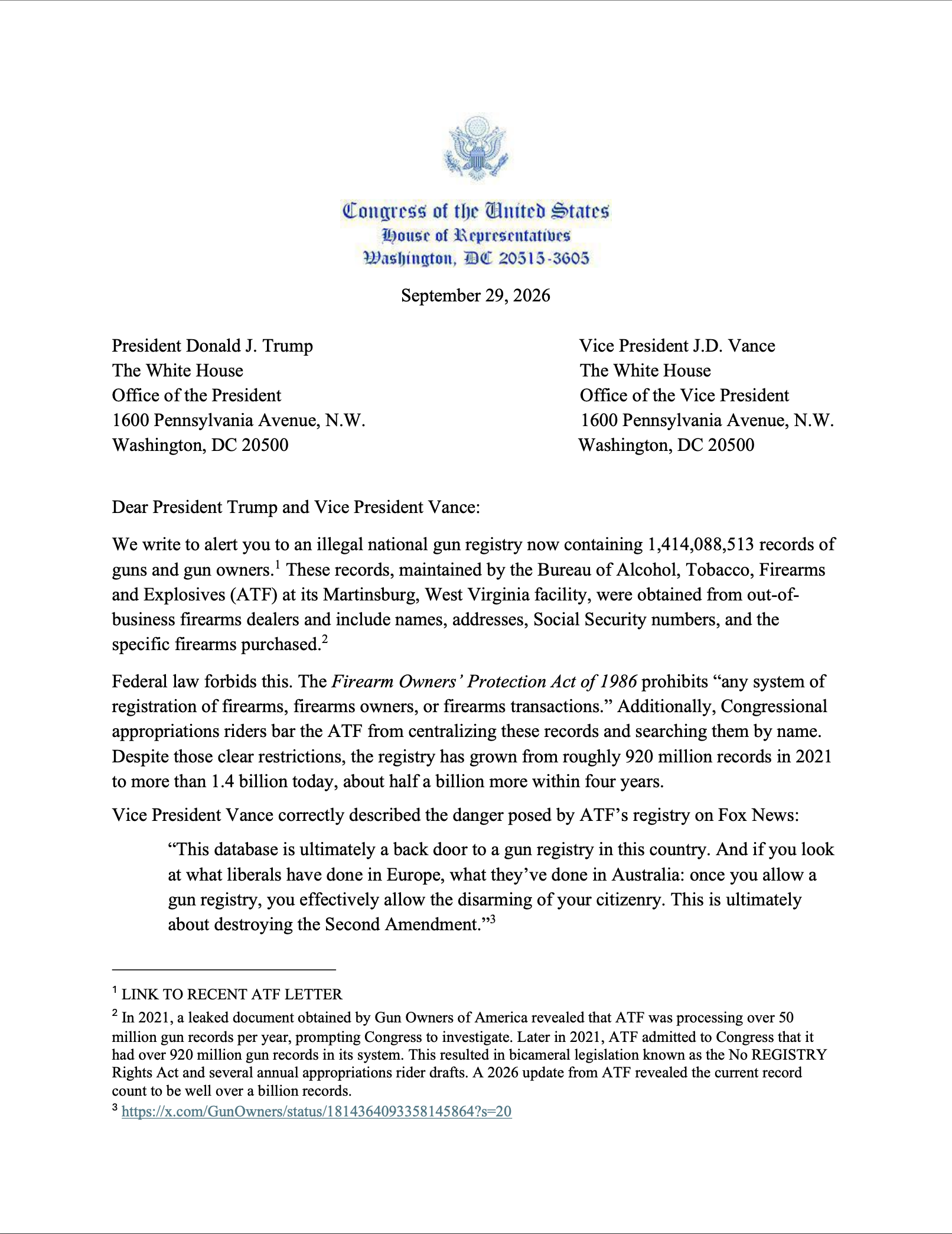 ATF Letter 1