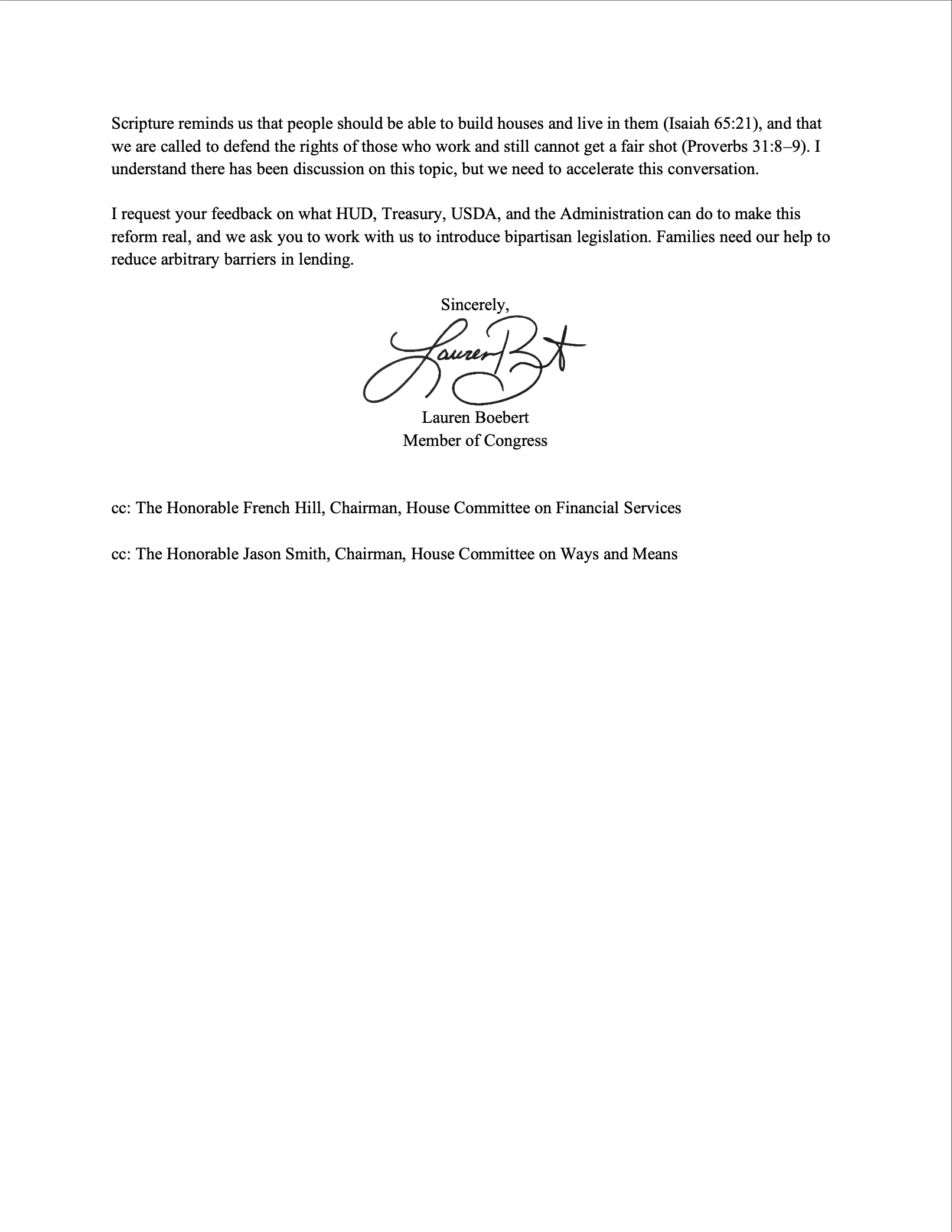 Mortgage Letter 3