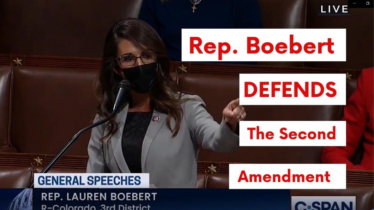 Rep. Boebert Defends the Second Amendment