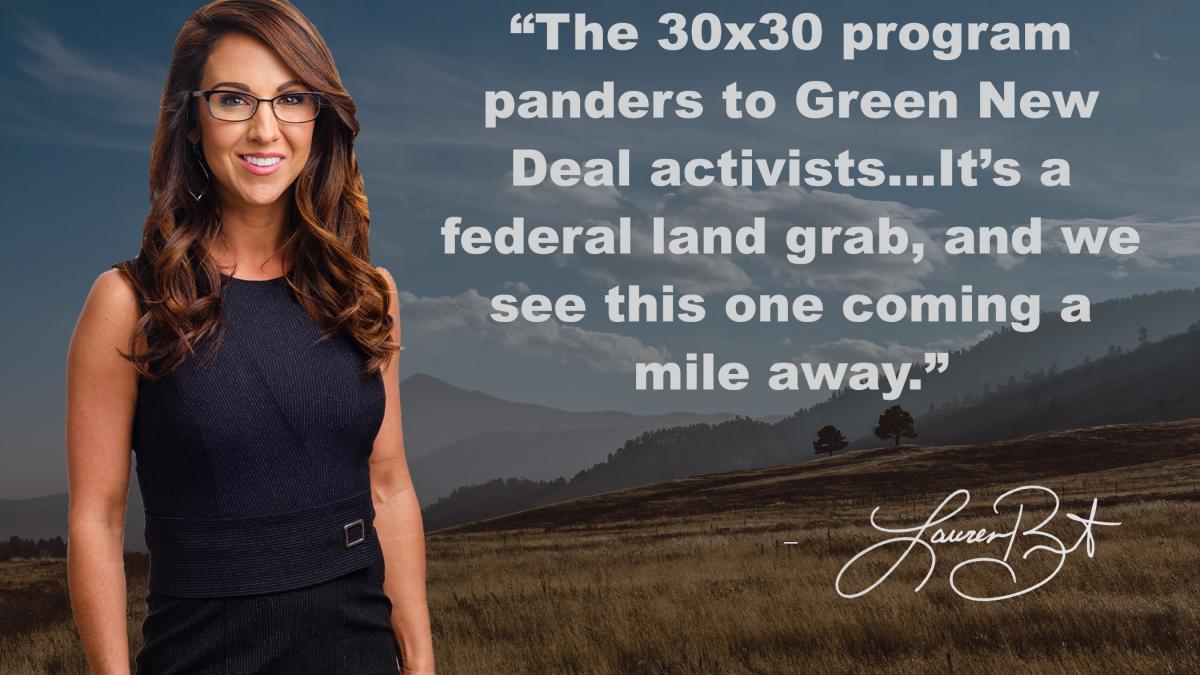 The 30 x 30 program is a federal land grab