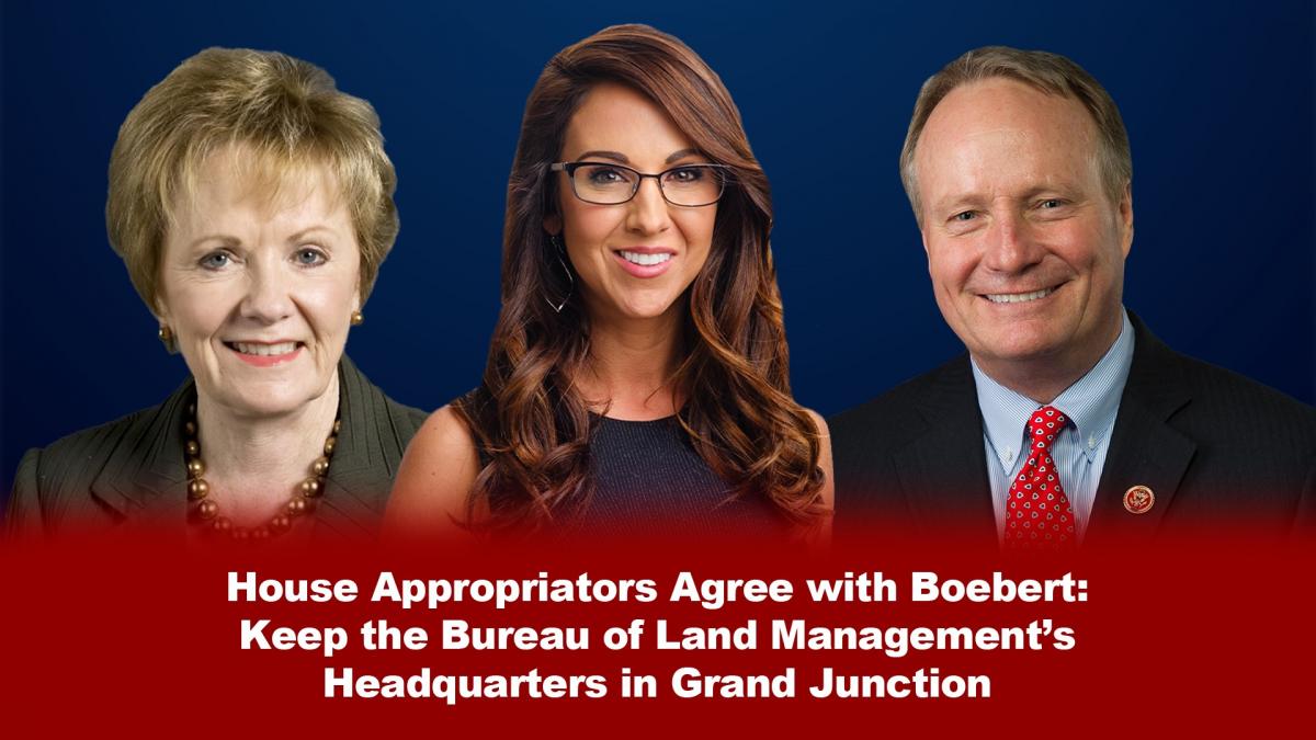 Boebert and House Appropriators