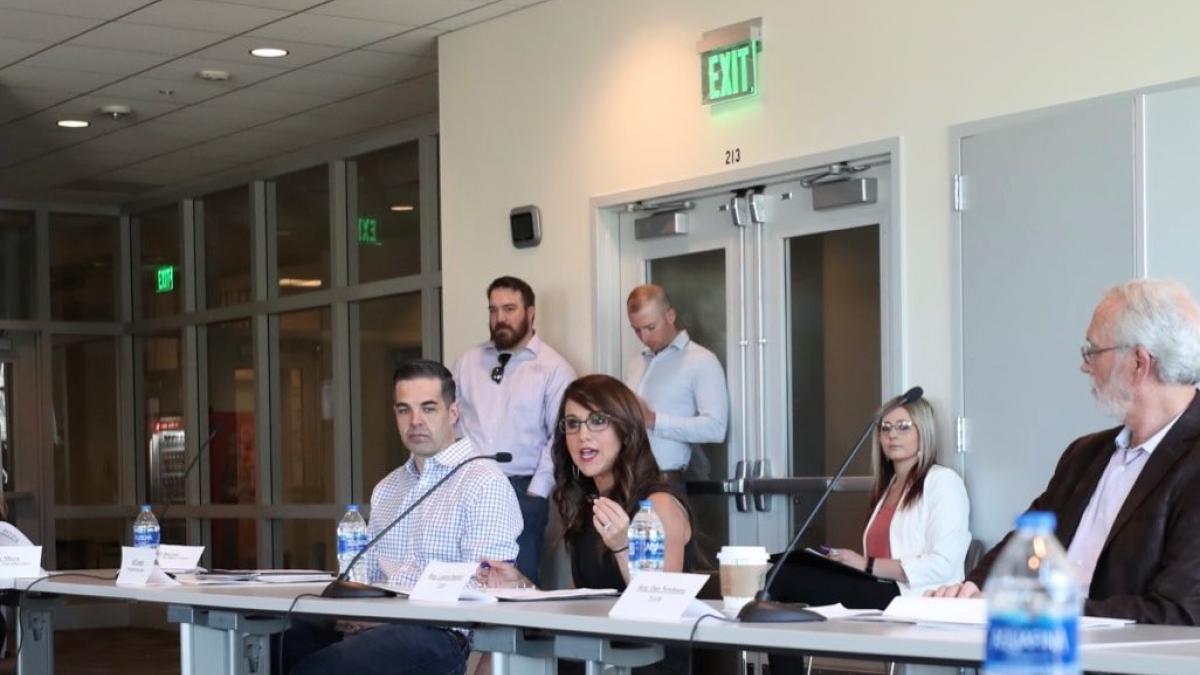Reps. Boebert and Newhouse at Bureau of Land Management Headquarters Roundtable