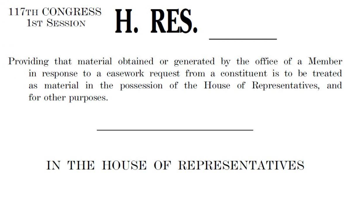 Casework Bill