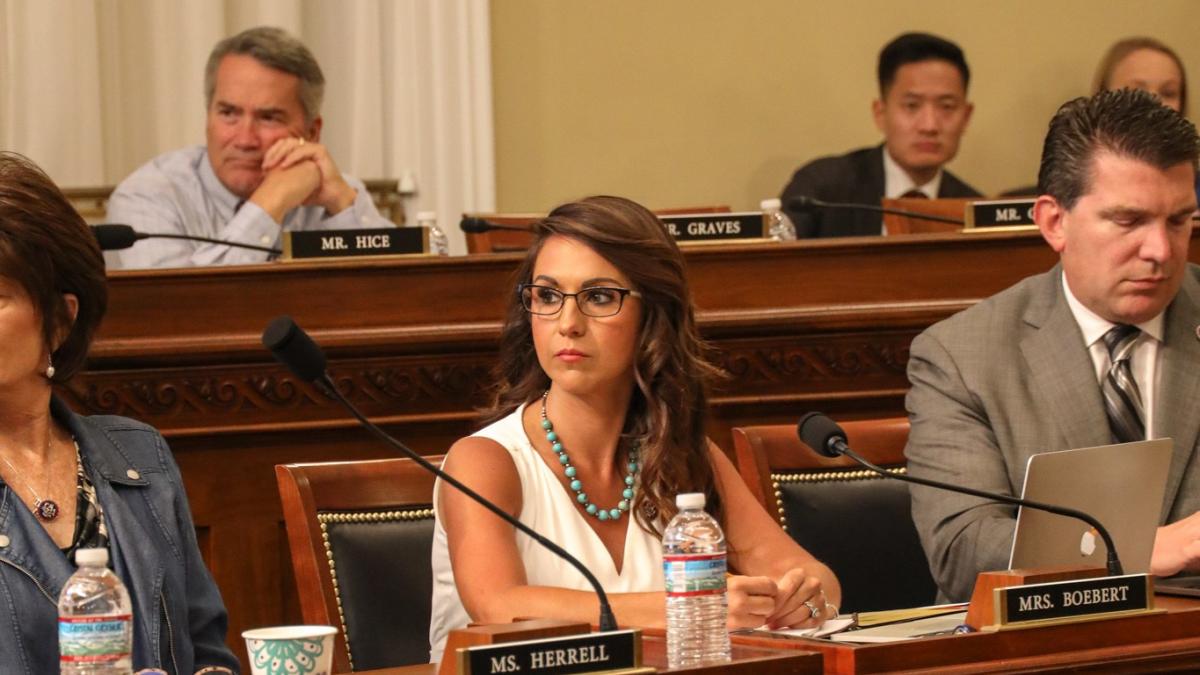 Boebert in Committee Hearing