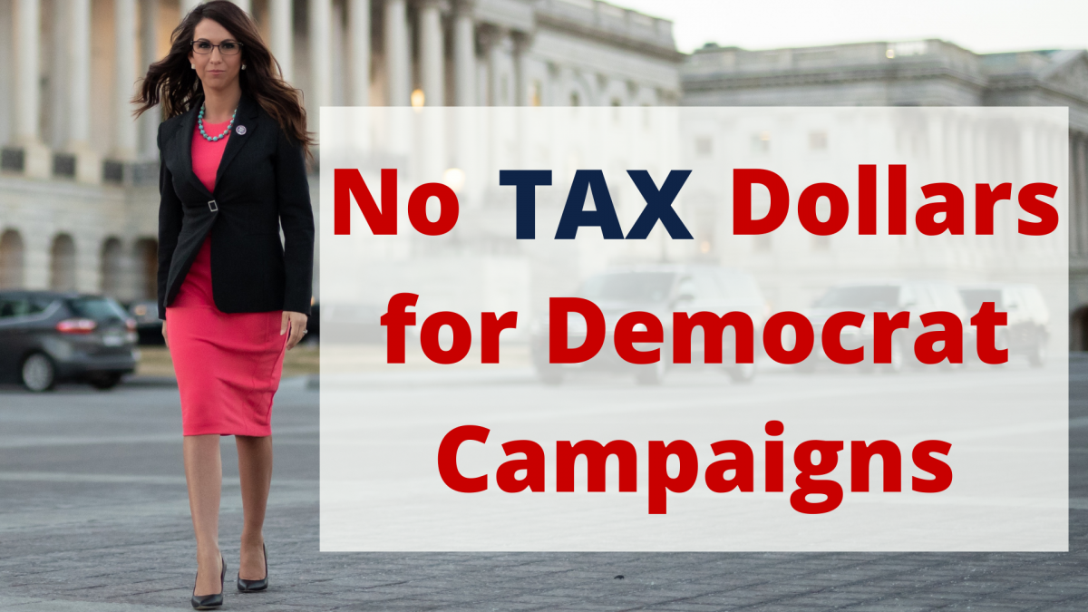 No Tax Dollars for Democrat Campaigns