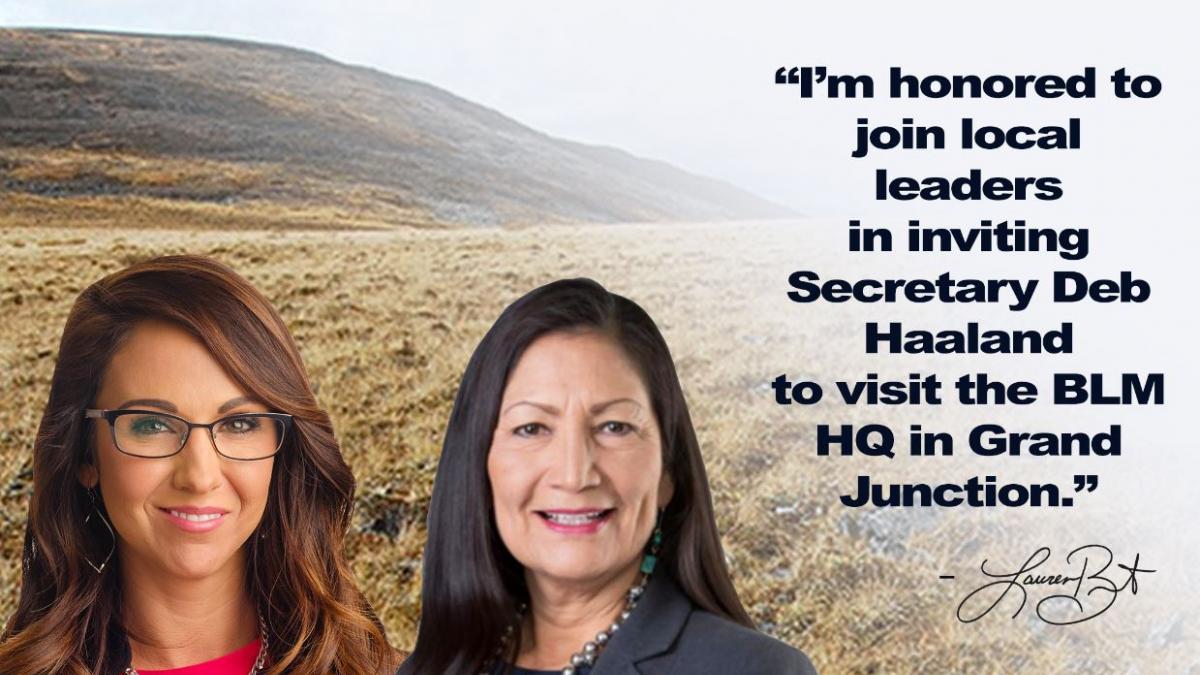 Rep. Boebert and Sec. Haaland