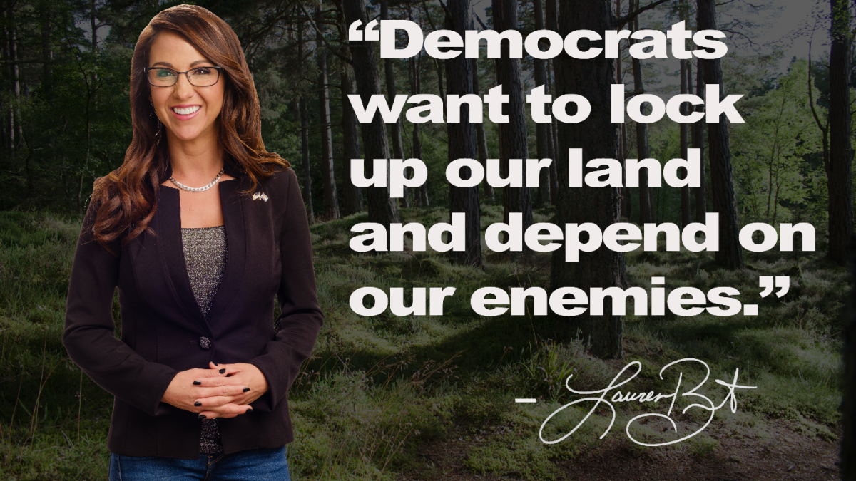 Democrats want to lock up our land and depend on our enemies.