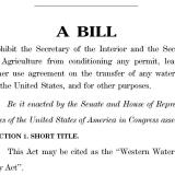 Water Bill